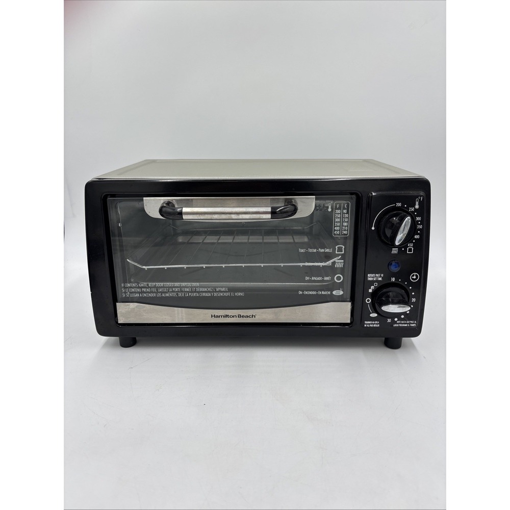 Hamilton Beach #31144 Four-Slice Toaster Oven Stainless Steel